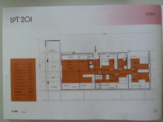 Appartement neuf 5 pièces 95 m²