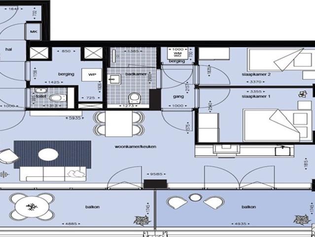 Appartement Oostenburgermiddenstraat in Amsterdam