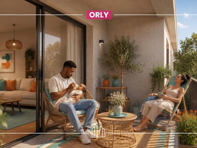 Appartement Orly 3 pièces RÉSIDENCE CHAROTTE PROX ÉCOLES