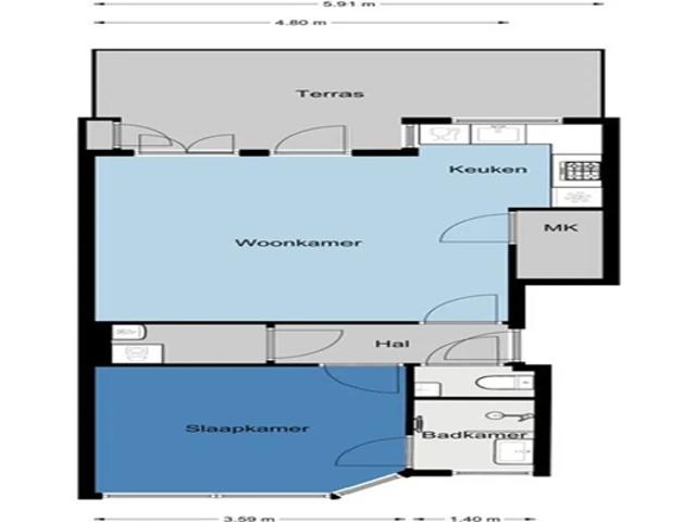 Appartement Orteliusstraat in Amsterdam
