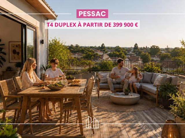 Appartement Pessac 4 pièces RÉSIDENCE LISA PONT SIMONE VEIL