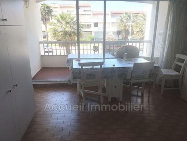 Appartement Port Camargue Plage nord, Appartement 23 m² Achat Référence 640V2180A Mandat 3143