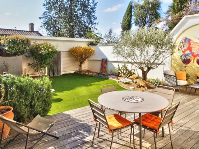 Appartement plain pied à Vendre à Chazay d'Azergues 3 Pièces, 72m², jardin parking