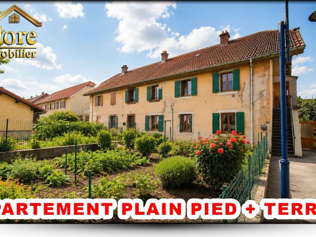 Appartement PLAIN PIED + TERRAIN