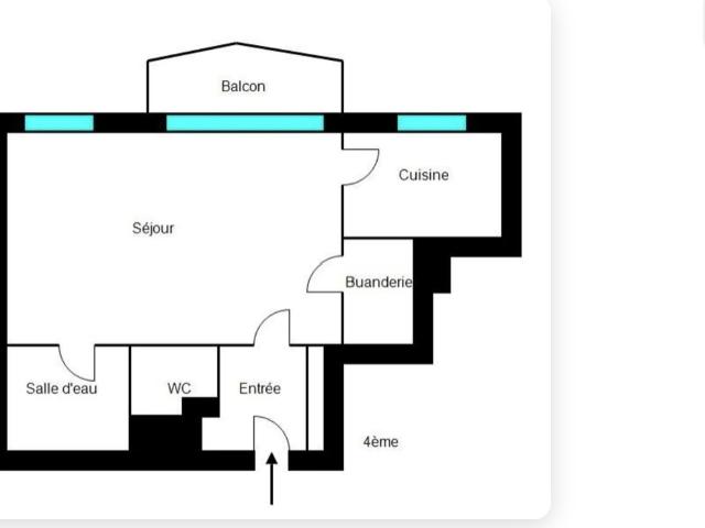 Appartement Puteaux 1/2 pièce s 38 m2