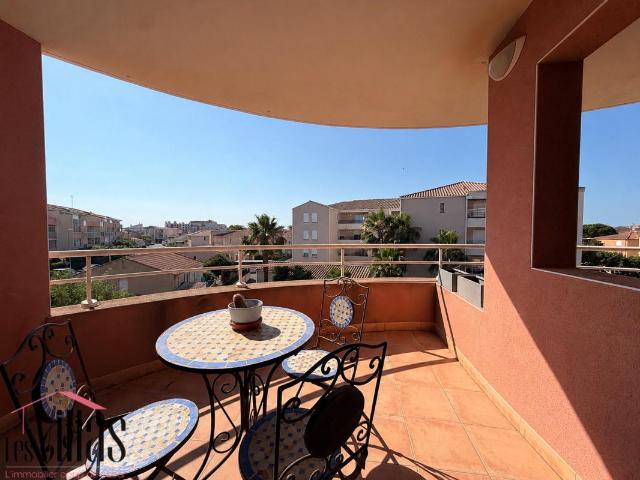Appartement rare à Valras Plage Volumes, confort et plage