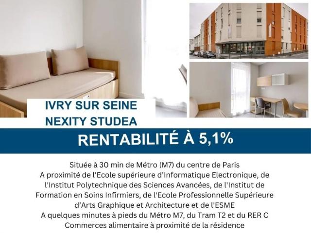 Appartement RDC 18 m2
