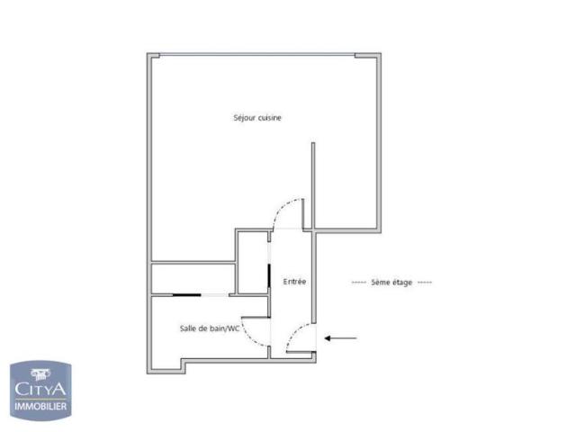 Appartement RDC 31 m2 1 pièce