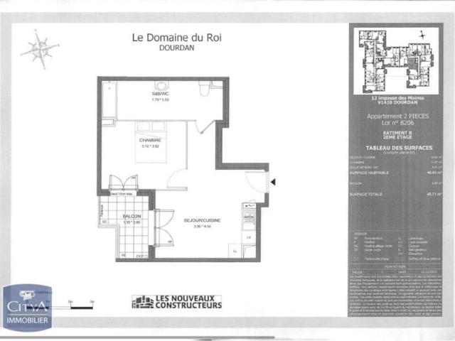 Appartement RDC 40 m2 2 pièces