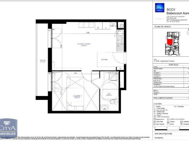 Appartement RDC 40 m2 2 pièces