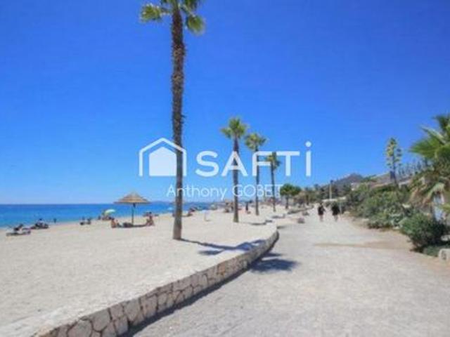 appartement RDC plage direct baie des anges