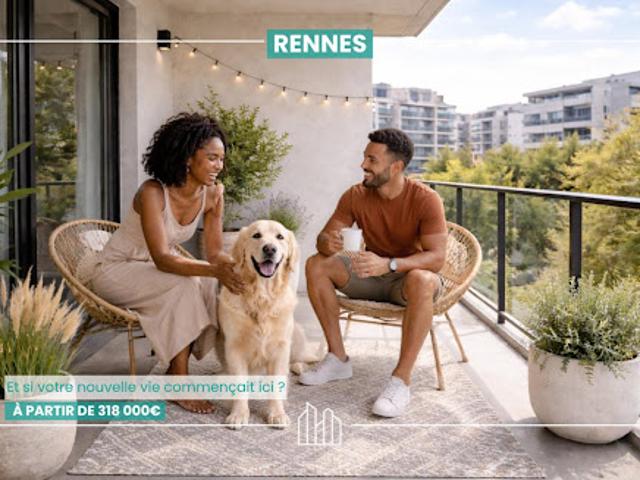 Appartement Rennes 3 pièces RÉSIDENCE LOUKA PROX COMMERCES