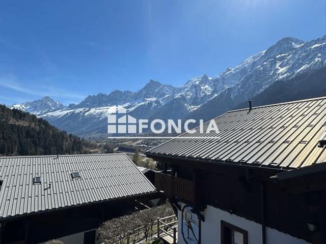 Appartement rénové avec vue panoramique sur le Mont Blanc