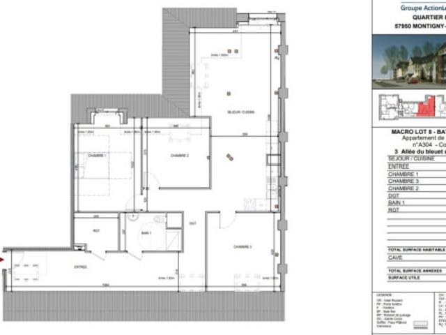 Appartement récent à Montigny Les Metz à louer Locagestion, expert en gestion locative