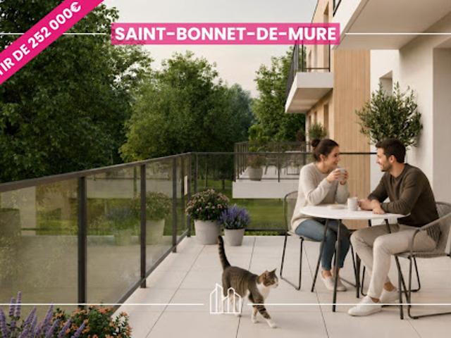 Appartement Saint Bonnet de Mure 4 pièces RÉSIDENCE ÉLENA PROCHE COMMODITÉS