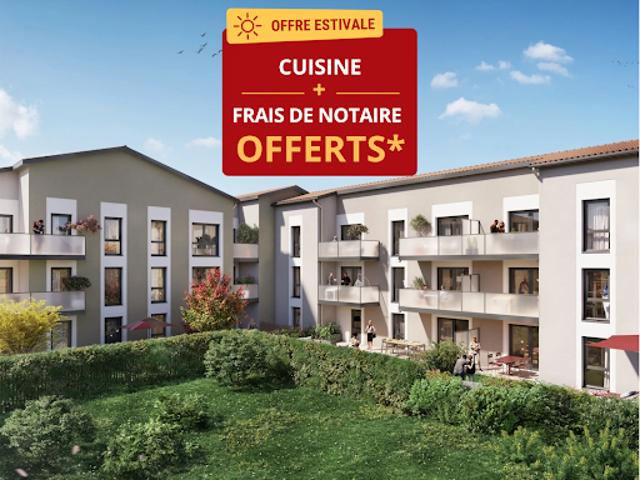 Appartement Saint Bonnet de Mure 3 pièces PATIO D'AZIEU