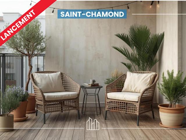Appartement Saint Chamond 2 pièces RÉSIDENCE LOUISE PROX COMMERCES