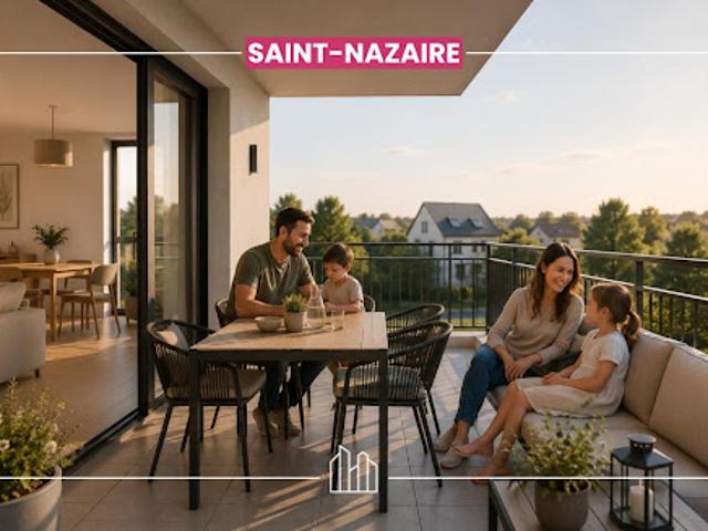 Appartement Saint Nazaire 3 pièces RÉSIDENCE SANDRINE PROX COMMODITÉS