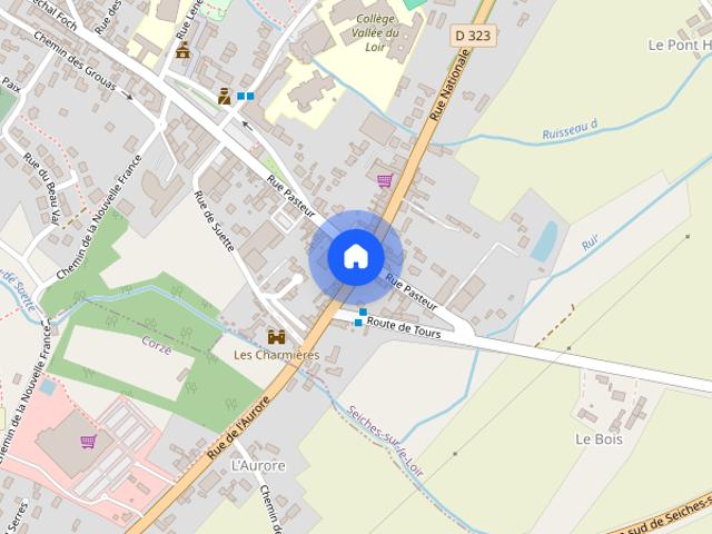 Appartement Seiches Sur Le Loir 3 pièce s