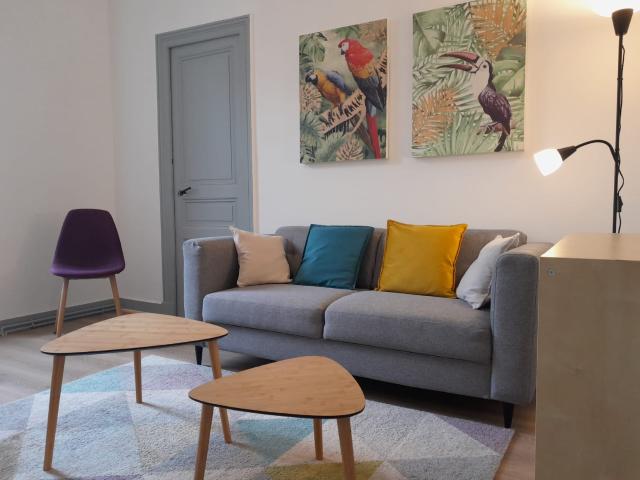 Bel Appartement COLOCATION ou MONOLOCATION Centre ville, proche Carnot 2Min