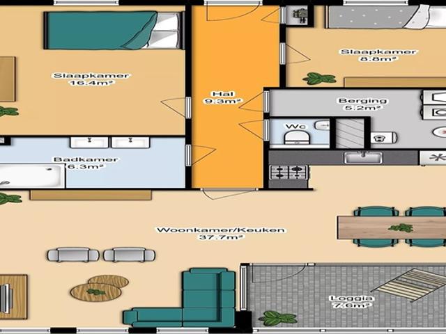 Appartement Stationslaan in Breda