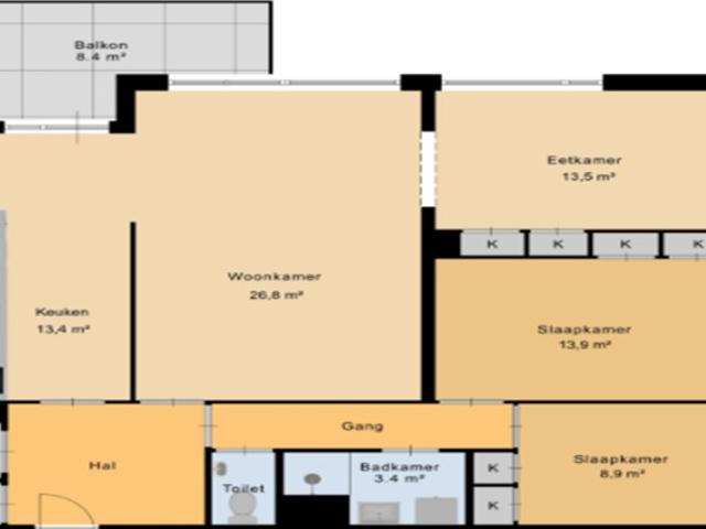 Appartement Staalmeesterslaan in Amsterdam