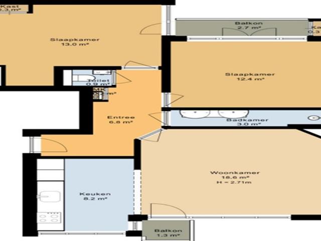 Appartement Stadionweg in Amsterdam