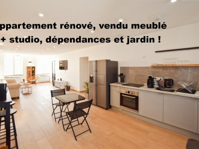 Appartement + studio + jardin à AUTUN 71