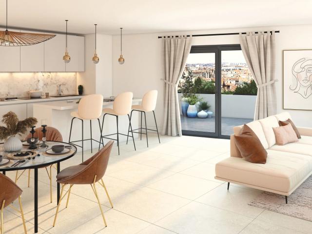 Appartements de standing, du studio au 4 pièces, avec terrasses ou balcons, au cœur d’un quartier familial connecté 3 pièces, 66 m²