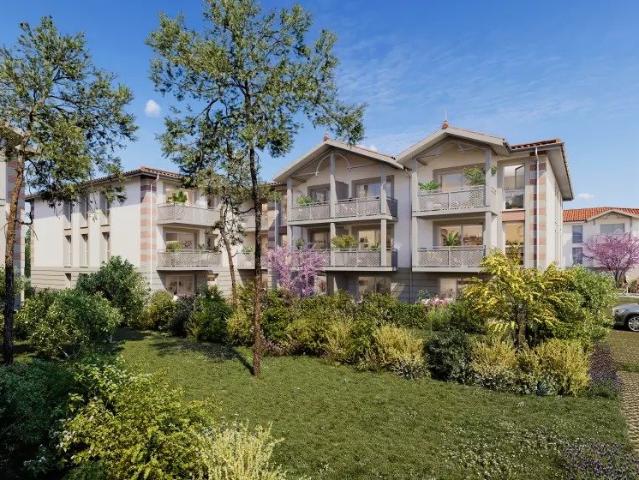 Appartements du T1 au T3 à Marcheprime, à 7 min à pied du cœur de ville et de ses commerces 1 à 3 pièces, 27 à 69 m²