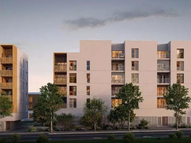 Appartements du T1 au T4 à Saint Herblain, à 4 min à pied du tram François Mitterrand 3 pièces, 62 m²