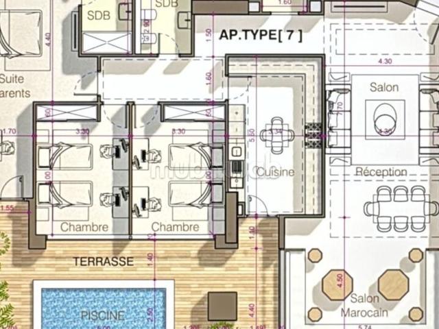 Appartements en vente a tanger projet neuf