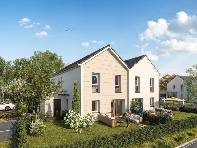 Appartements et maisons du T3 au T5 au sein d'une adresse intimiste dans un milieu arboré et paysagé au coeur de Bréal sous Monfort 4 pièces, 82 m²