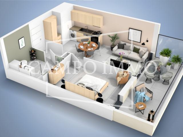 Appartements T2 en bord de mer avec terrasse projet neuf