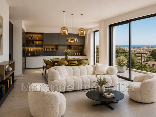 Appartements T4 neufs avec extérieurs ? proche de la mer, VA. 80m² Sauvian