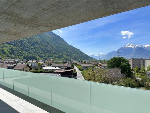 Aproz Sion – 4,5 Zimmer neu im obersten Stockwerk mit großem Balkon