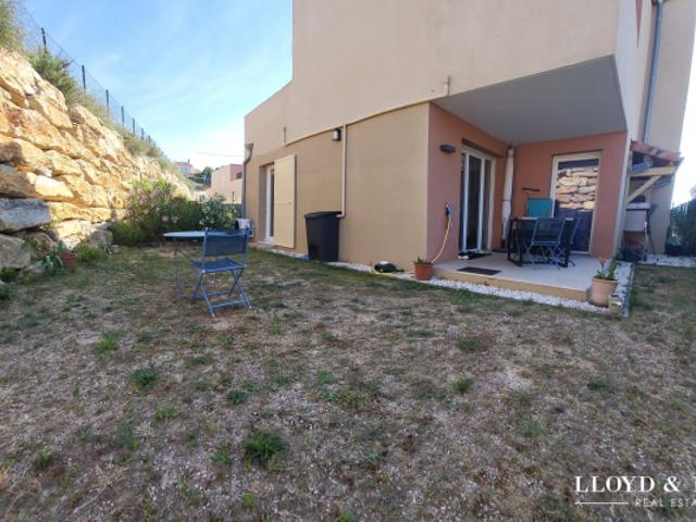 Apt T2 avec terrasse, jardin et place parking couverte sécuris?