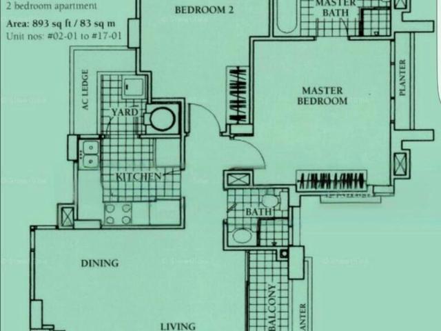 Aquarius By The Park D16, Condominium