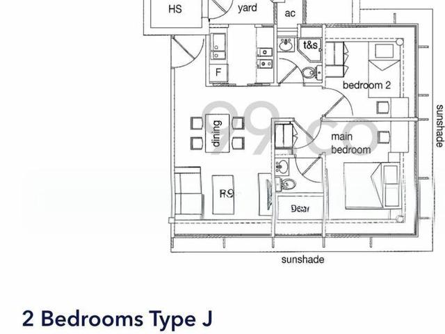 Aquene D15, Apartment
