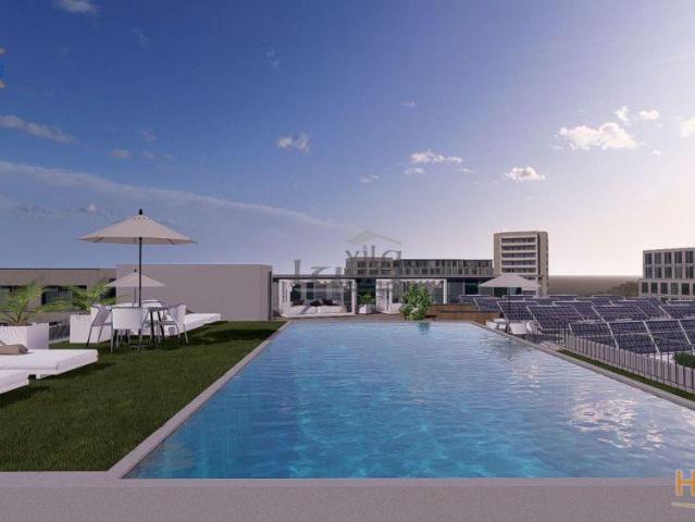 Armação de Pera, T0 Novo com varanda e piscina na cobertura. | 26084063236