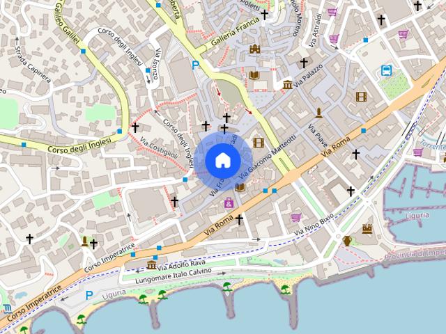 Armonia Centrale Sanremo Apt for 4 with A/C