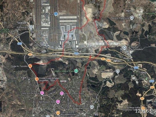 ARNAVUTKÖY İMRAHOR'DA SATILIK 8262 m2 TEK TAPU ARSA