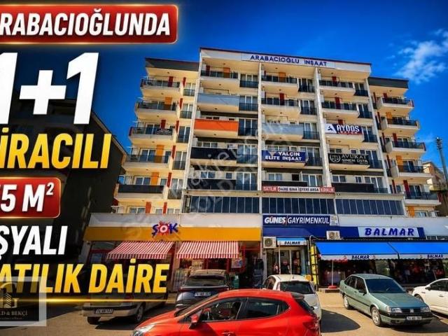 Arabacıoğlundan Satılık 1+1 Eşyalı Daire 50m² Krediye Uygun