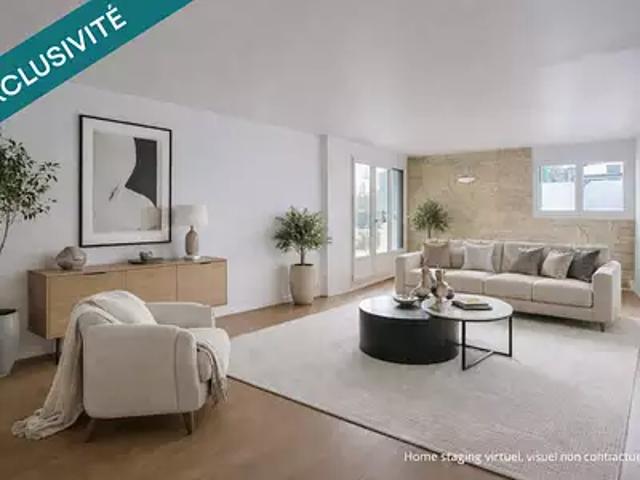 Arcueil 94110 Achat / Vente appartement 3 pièces t3 terrasse parking