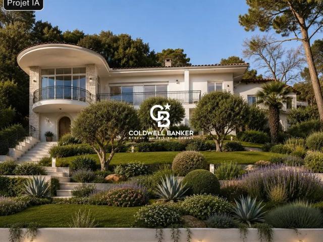 ARCACHON – PEREIRE – À 300 M DE LA PLAGE – VILLA DE CARACTÈRE AVEC VUE DÉGAGÉE