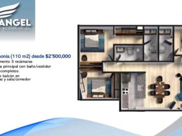 Arcangel Residencial: Departamento en venta en Fraccionamiento Marina Mazatlán