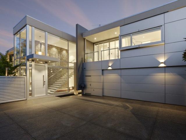Architectural streamside retreat