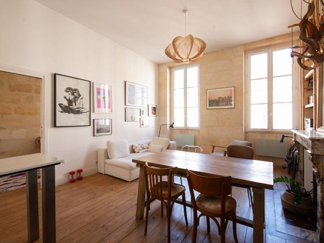 Architecture Bordelaise 1900 Appartement Au Coeur Des Char. 65m² Bordeaux