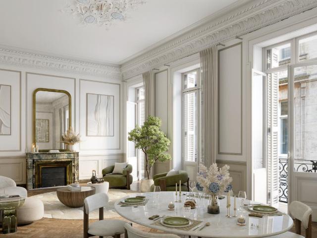 Architecture Bordelaise Restaurée 1800 Appartements neuf. 57m² Bordeaux