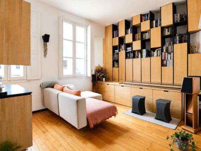 ARCHITECTURE SINGULIÈRE 2014 Duplex optimisé par architecte